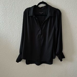 Black xl banana republic blouse